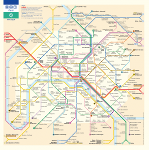 paris metro map