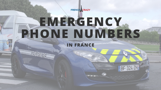 Emergency Phone Numbers in France