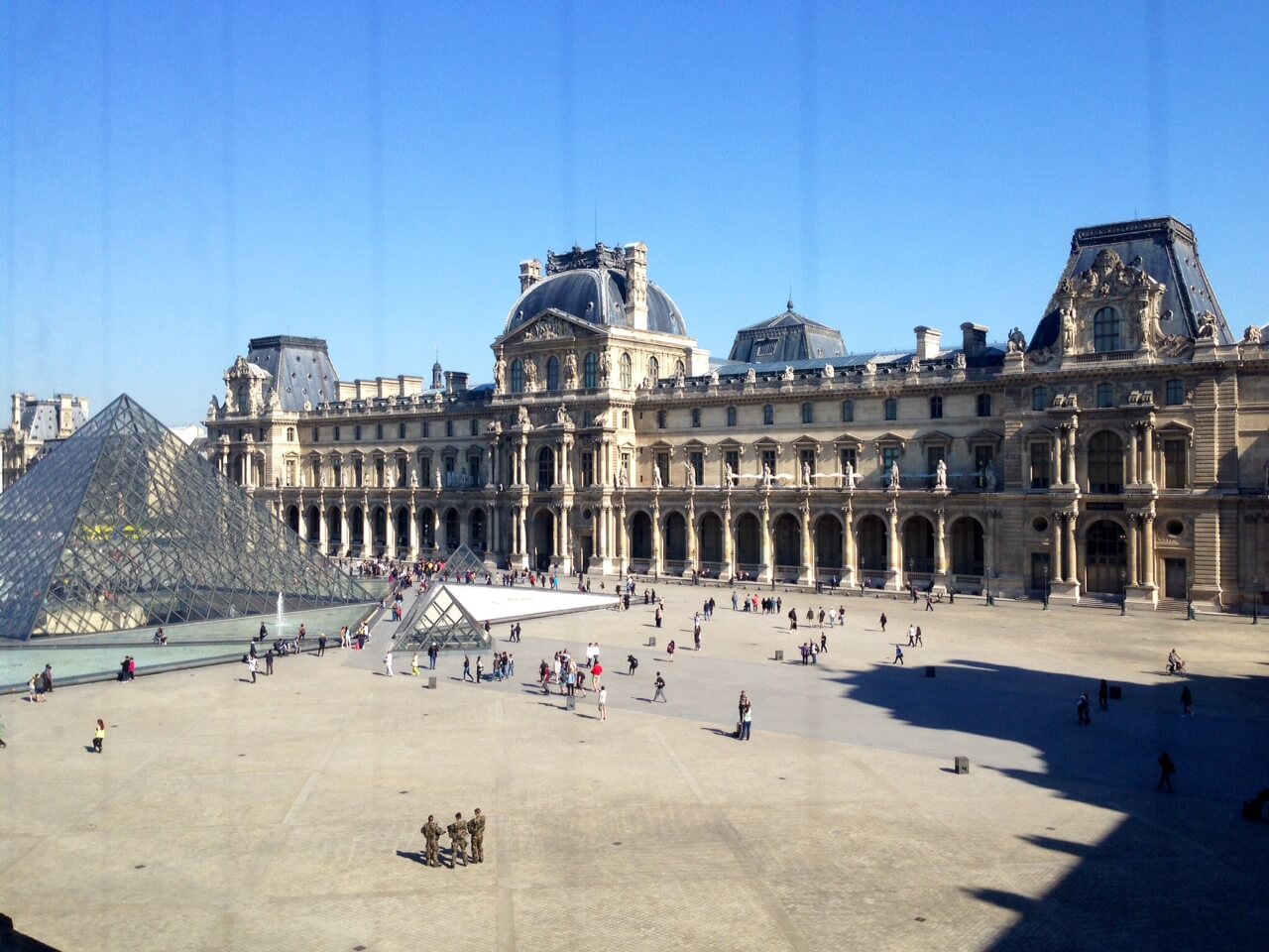 Visiting Le Louvre in Paris