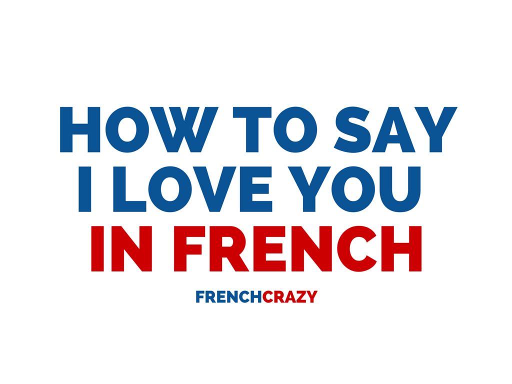 How To Say I Don T Love U In French